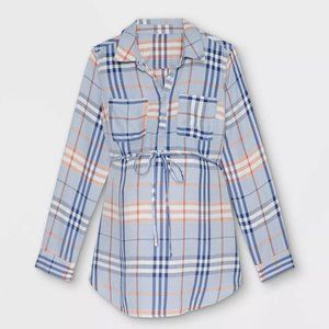 Isabel Maternity by Ingrid & Isabel Plaid T-Shirt
